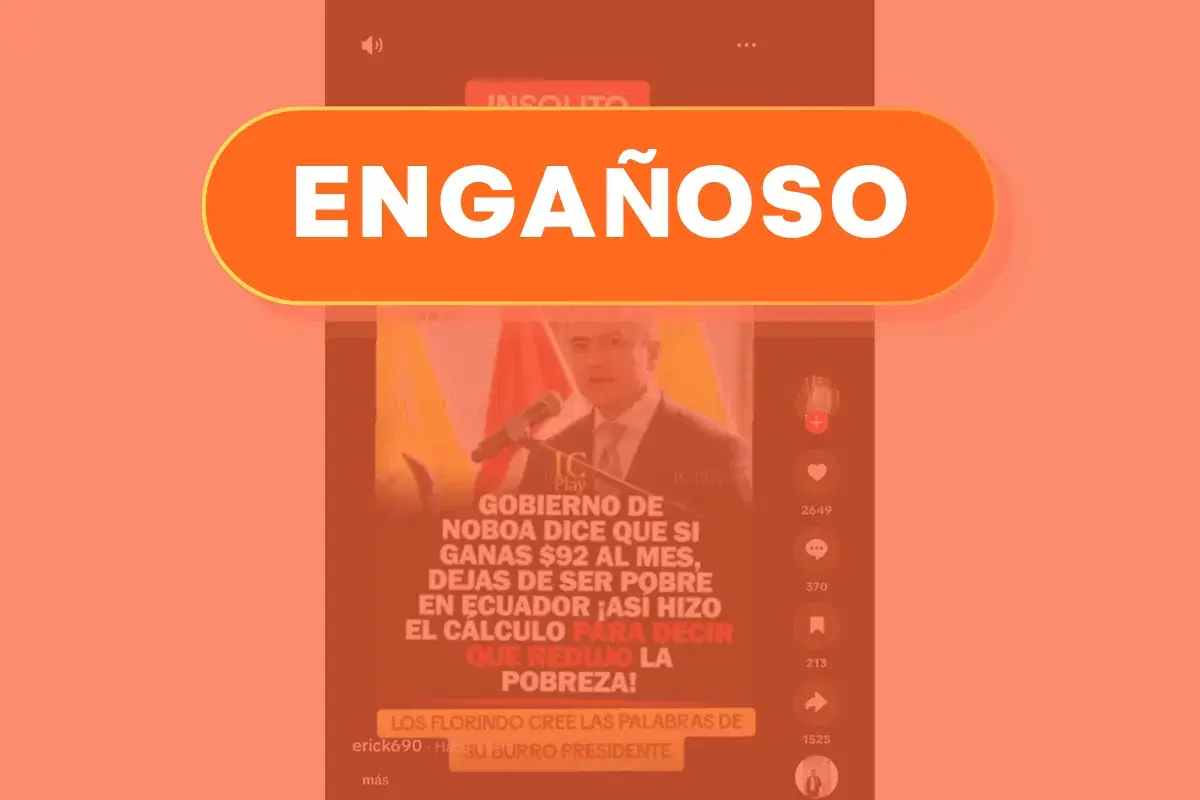 La línea de pobreza en Ecuador según el INEC