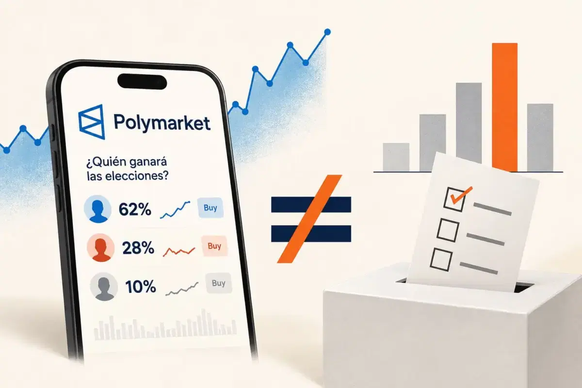 Polymarket: ¿Qué es y por qué no es una encuesta?