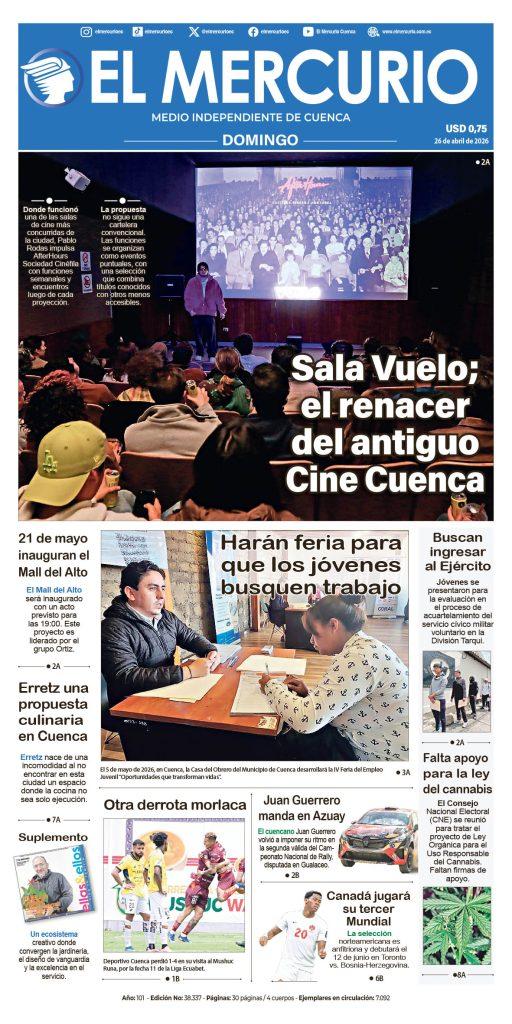 Portada del 26 de abril de 2026