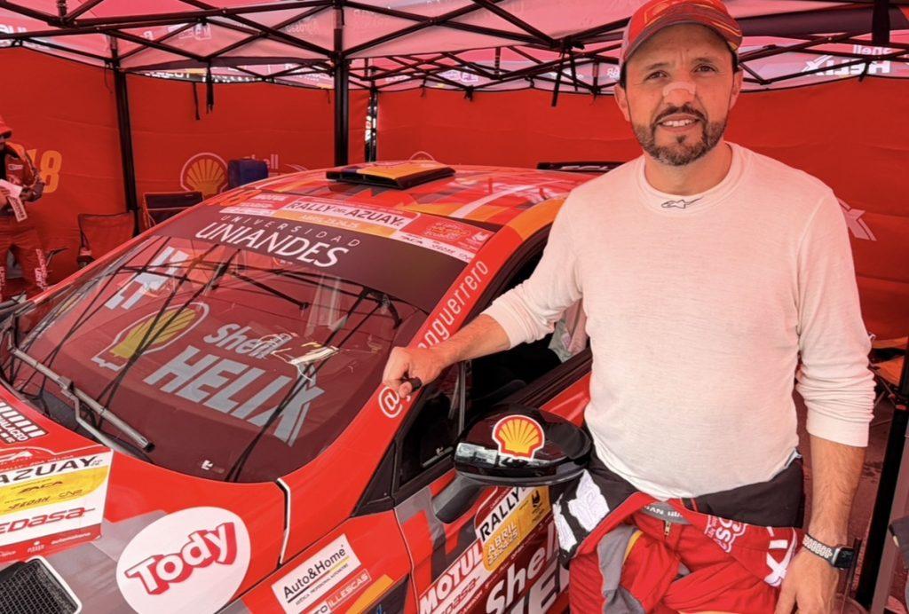 Juan Guerrero dominó el Rally de Azuay