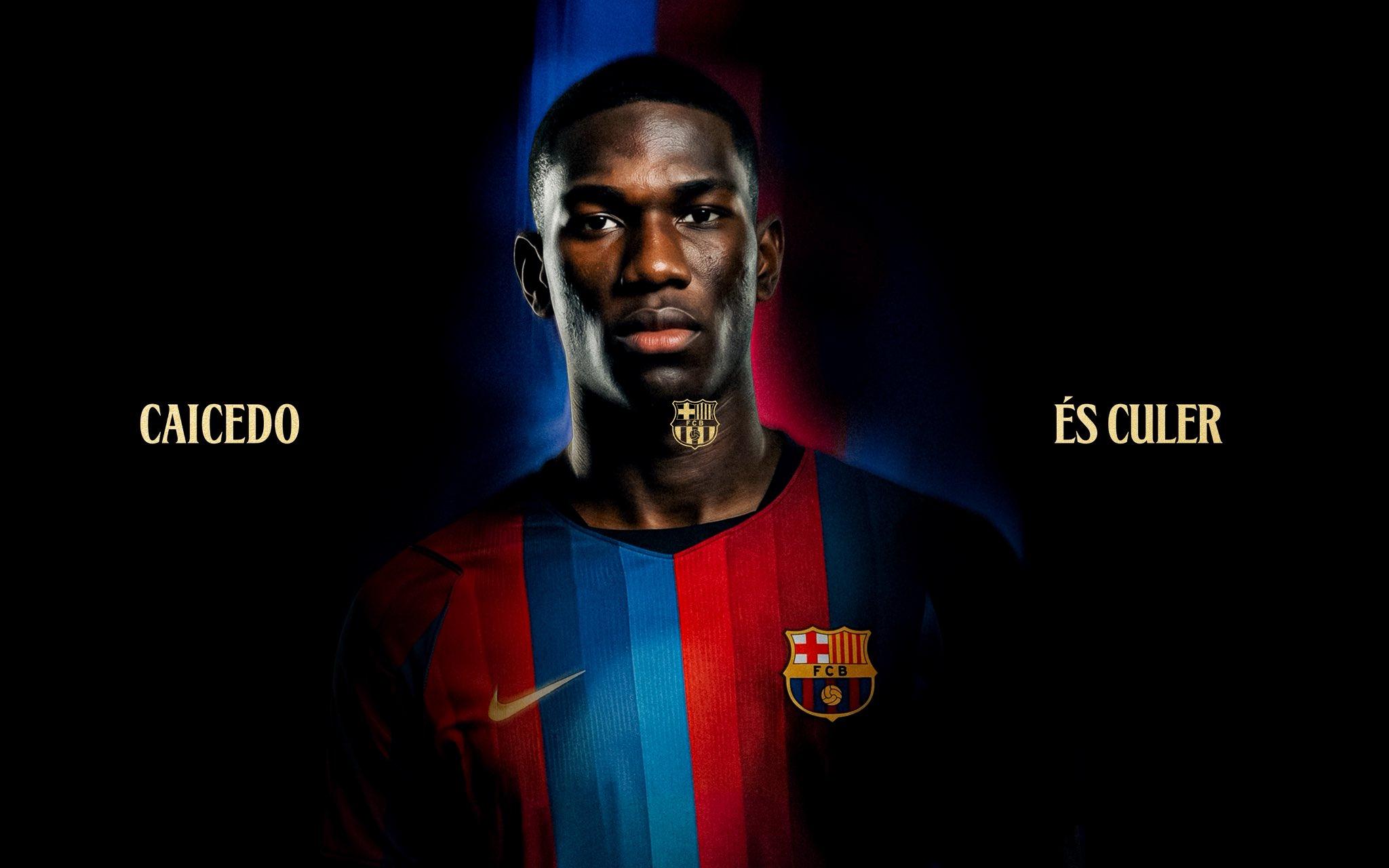 Josué Caicedo es nuevo jugador del FC Barcelona