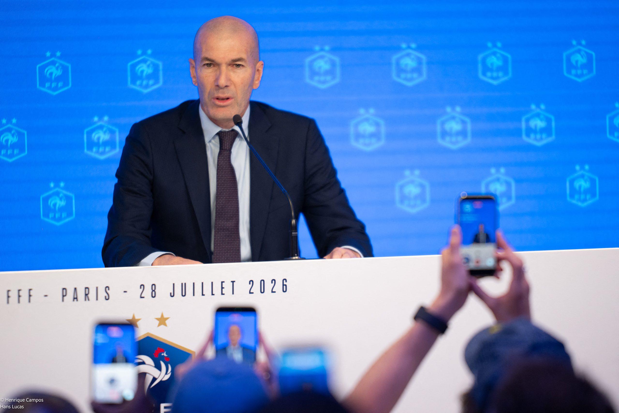 Zidane, nuevo DT de Francia hasta 2030