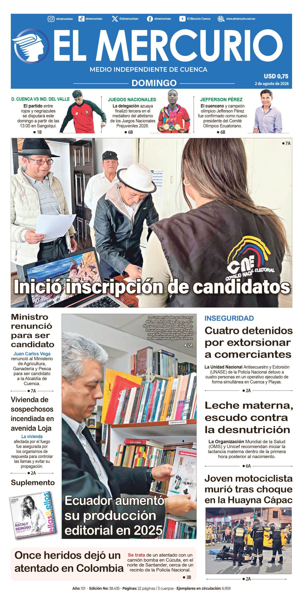 Deportivo Cuenca aspira tumbar a líder este domingo