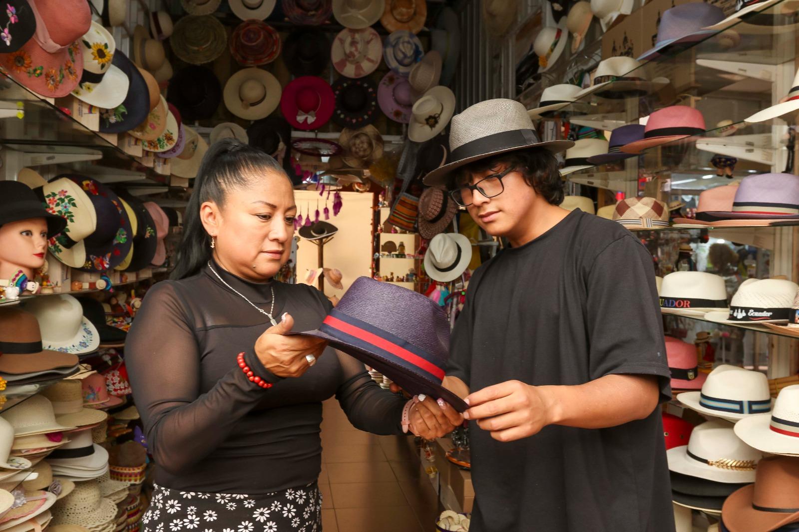 Sombreros de paja toquilla que llegaron desde Cuenca a EE.UU.