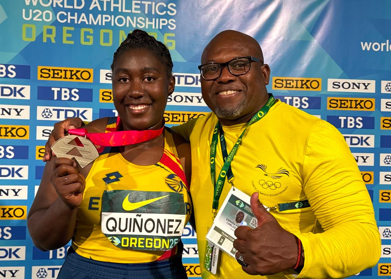 Belsy Quiñónez pone a Ecuador en el podio mundial