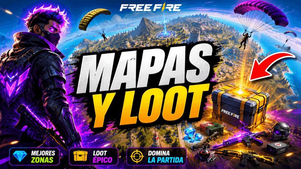 Mapas de Free Fire: rutas de loot recomendadas