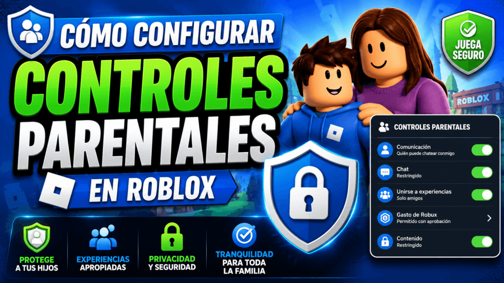 Cómo poner controles parentales en Roblox