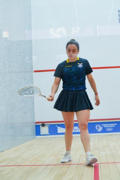 María Paula Moya persigue el oro olímpico en squash