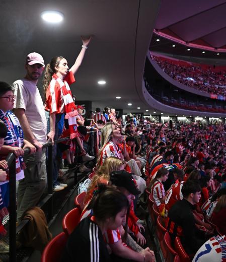 La desolación del Metropolitano tras la tanda de penaltis