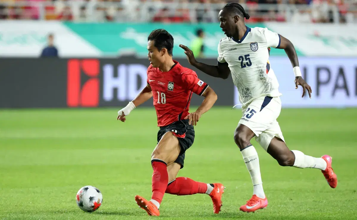 Ecuador sufre derrota ante Corea del Sur y Gallardo planea cambios