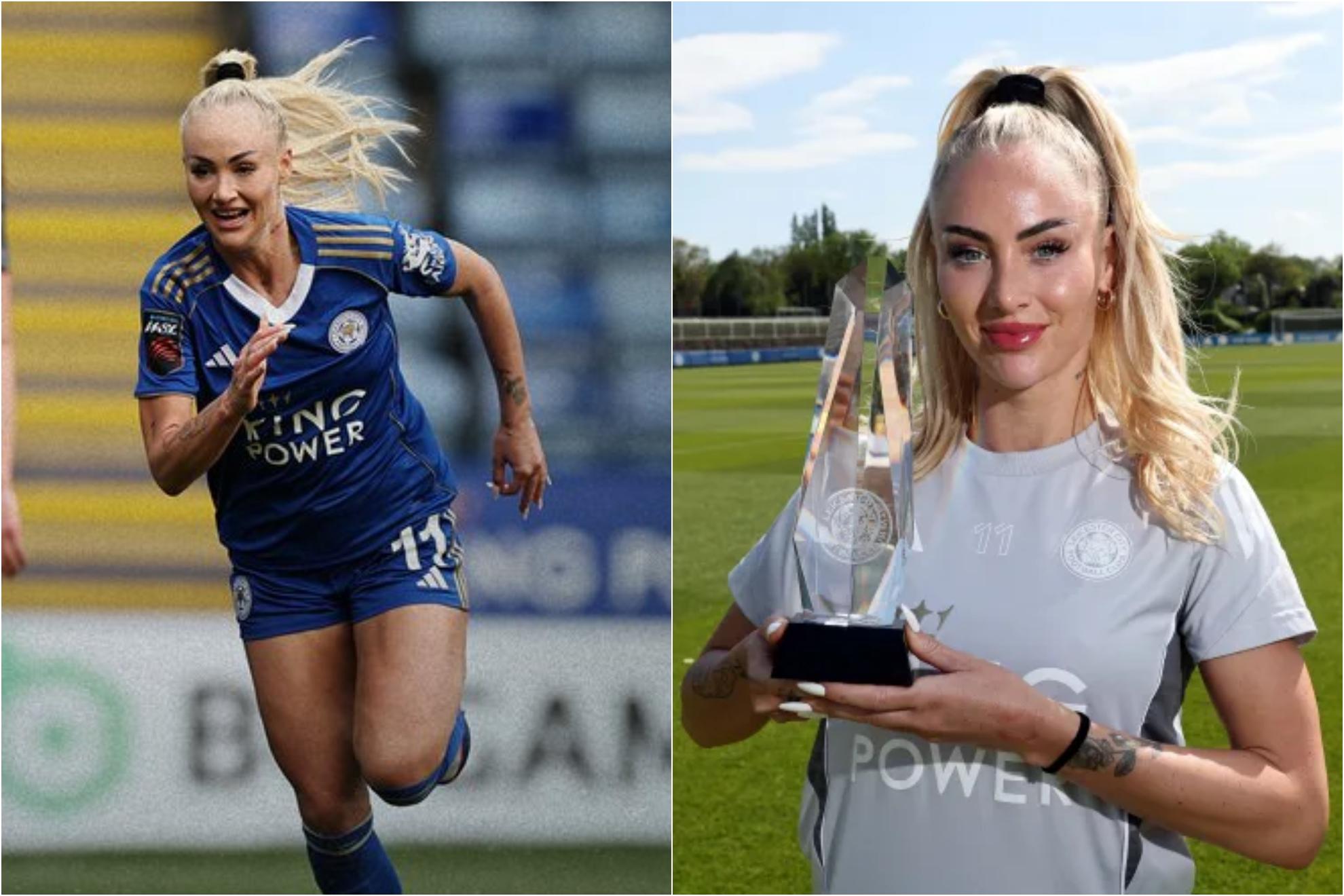 Alisha Lehmann, MVP del Leicester con 9 partidos