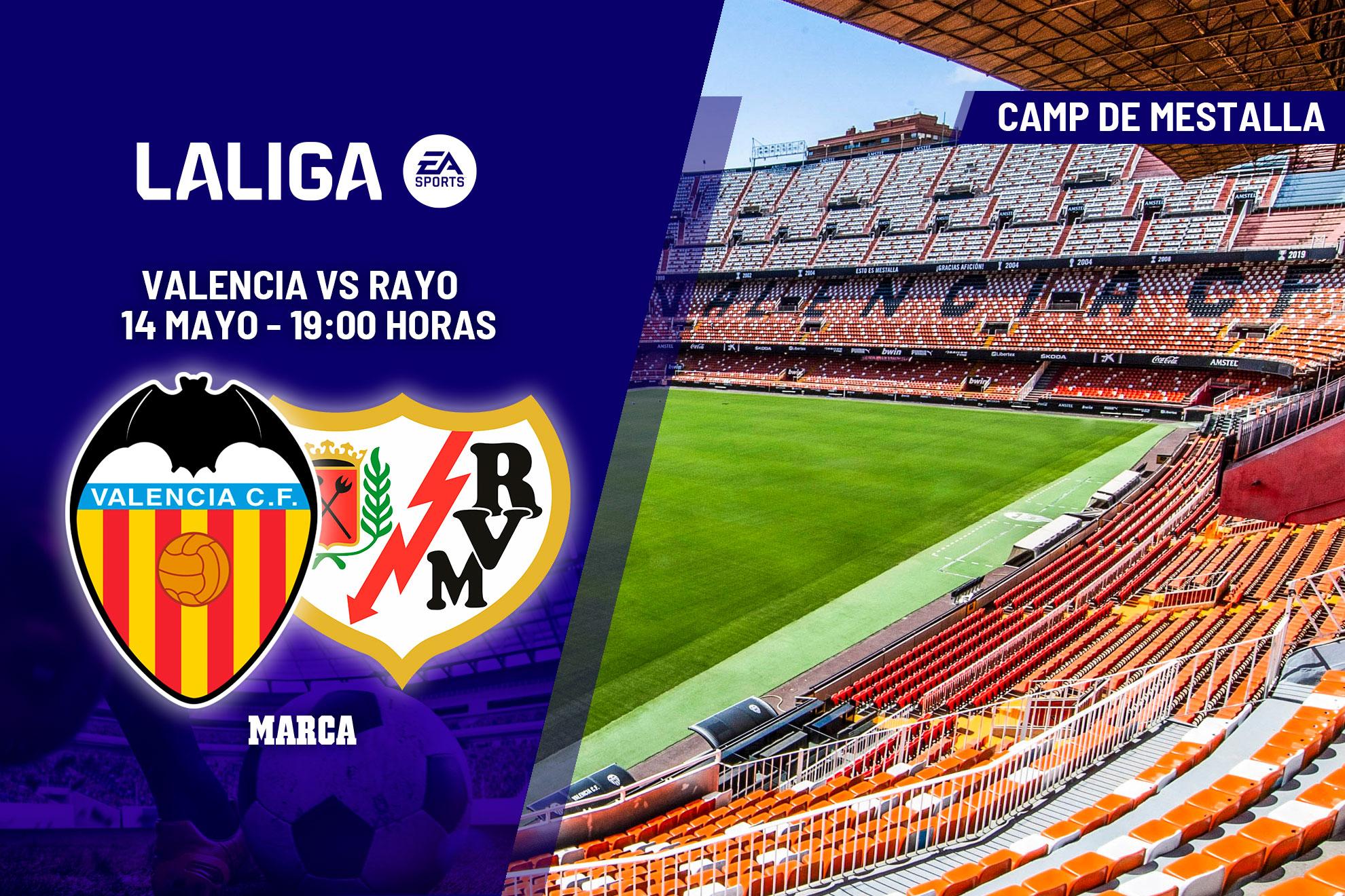 Valencia y Rayo Vallecano se enfrentan en un partido crucial