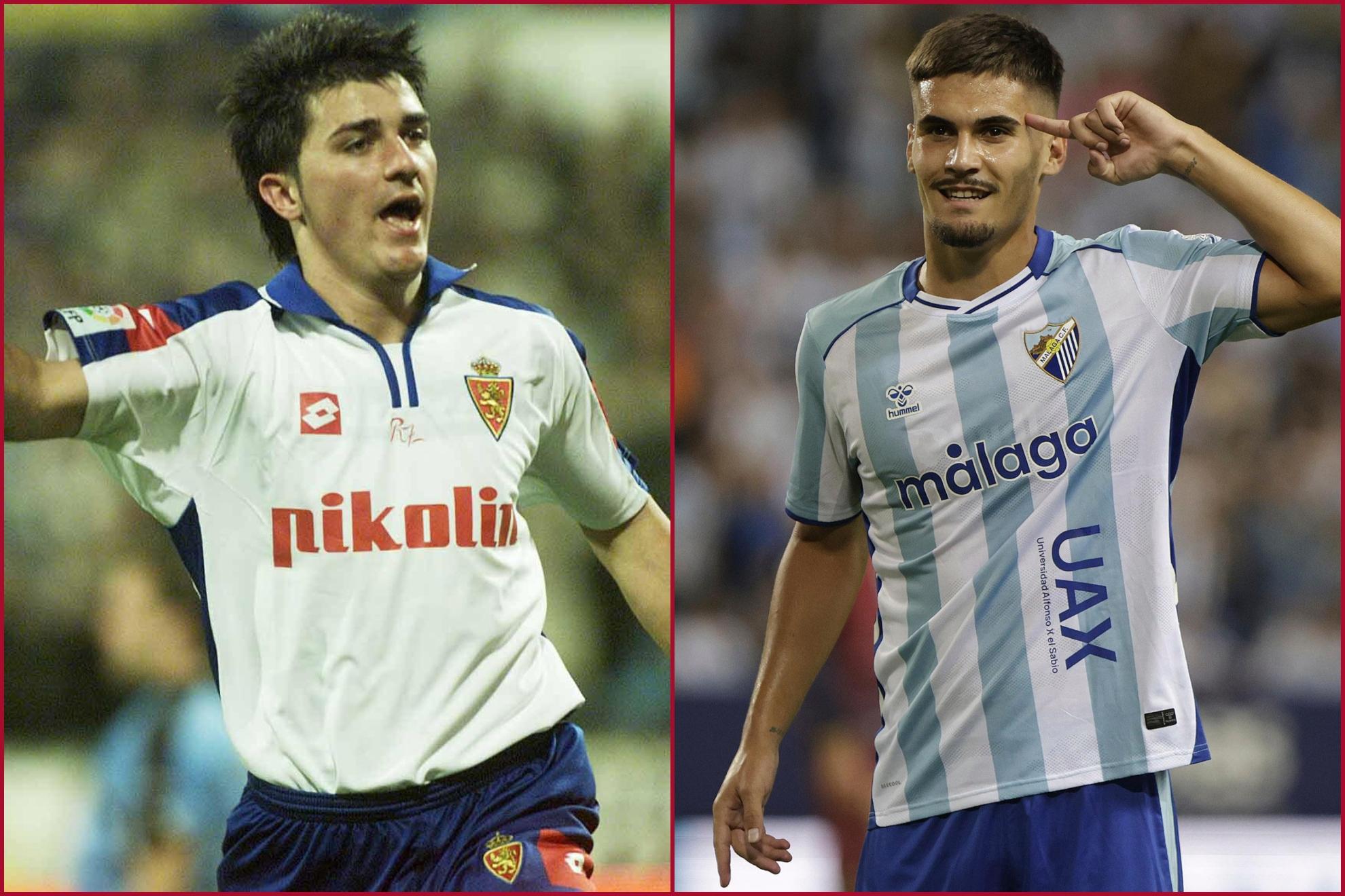 Chupete, cara a cara con David Villa