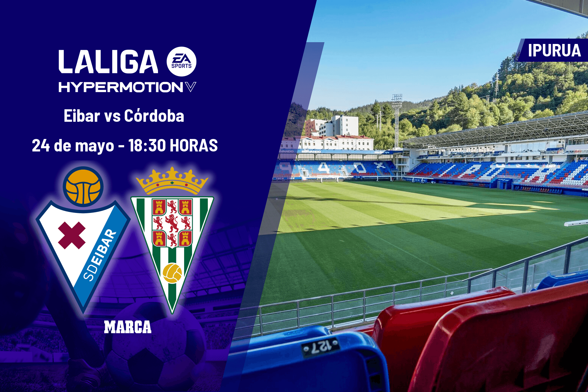 Eibar vs Córdoba: horario y dónde ver el partido de hoy
