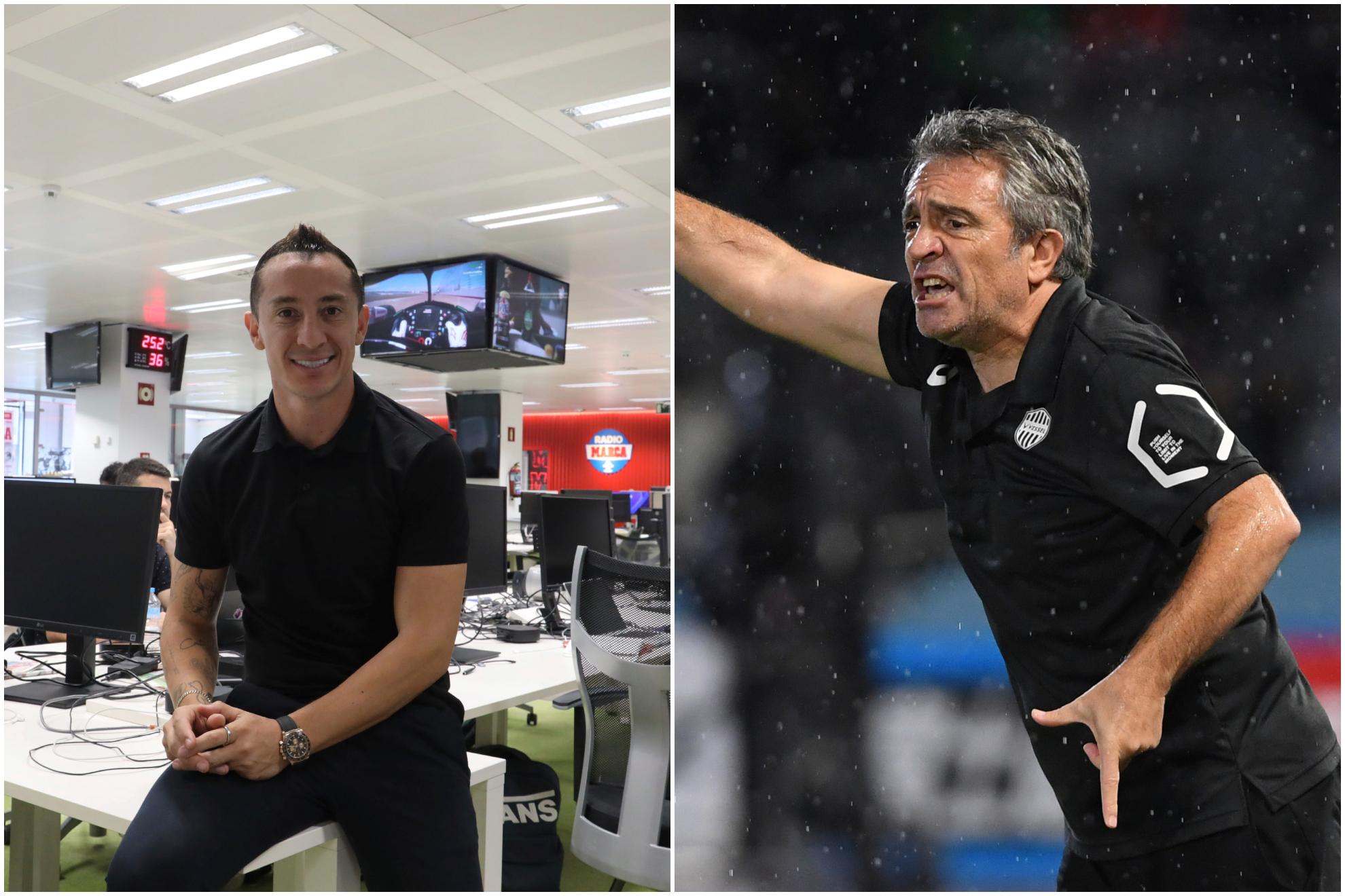 Lillo y Guardado, cerca del cuerpo técnico de México