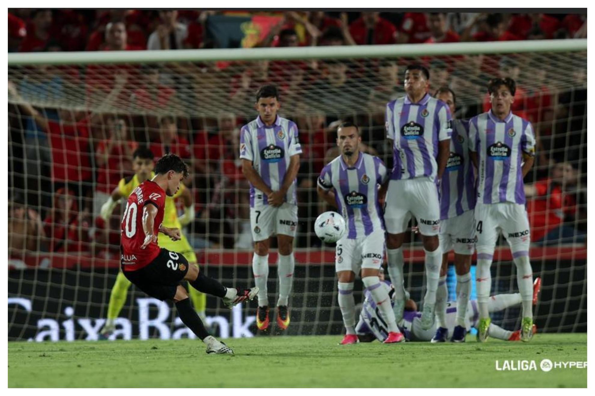 Mallorca vence a un sólido Valladolid en su regreso a Segunda