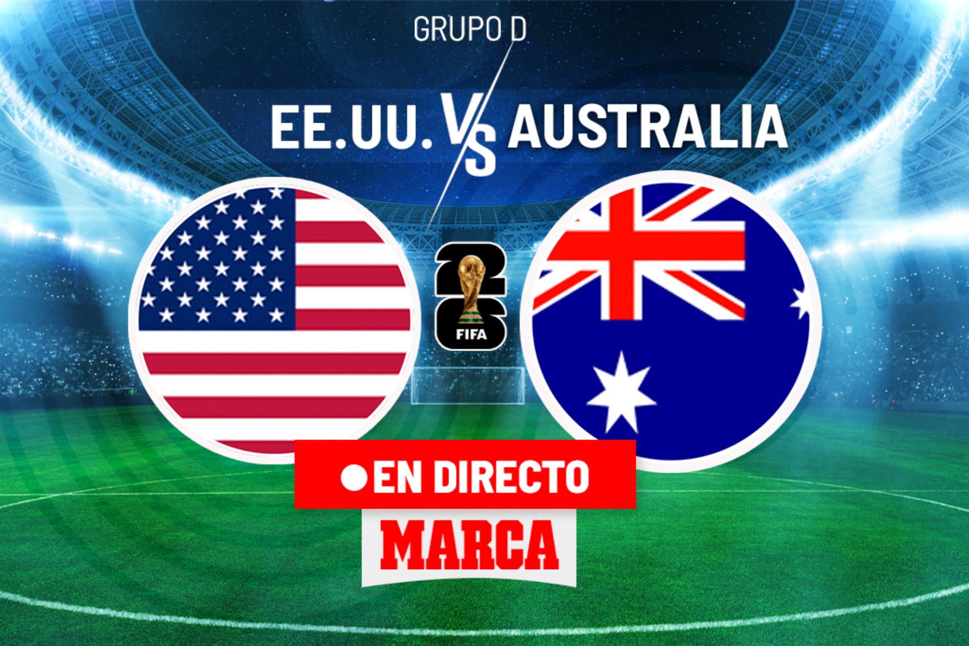 ¡ESTADOS UNIDOS ES FAVORITO, PERO AUSTRALIA LO EMPATÓ EN EL PRIMER TIEMPO! (VIDEO)