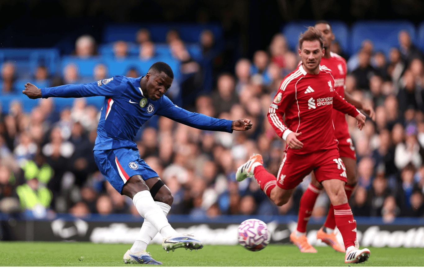 Obra maestra de Moisés Caicedo impulsa al Chelsea ante Liverpool