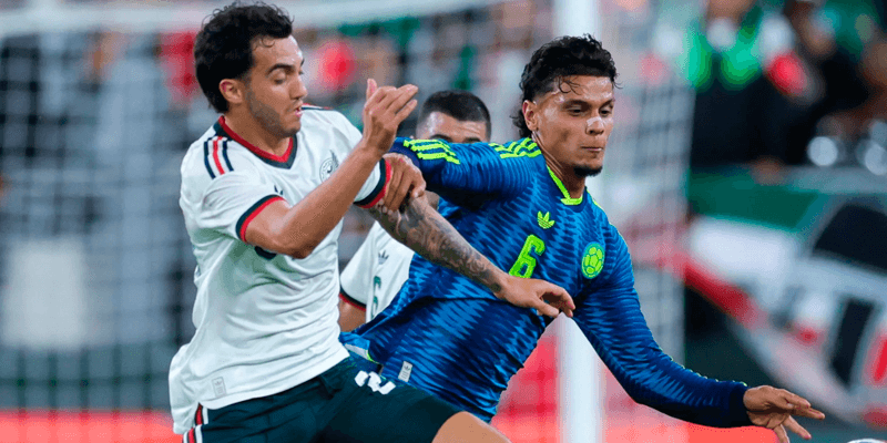 Colombia y México empataron 1-1 en Baltimore