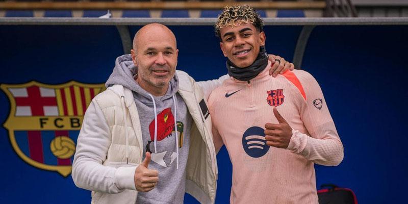 Iniesta elogia a Lamine Yamal por su desempeño excepcional