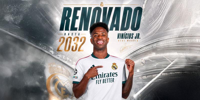 Real Madrid renueva a Vinícius Jr. hasta 2032