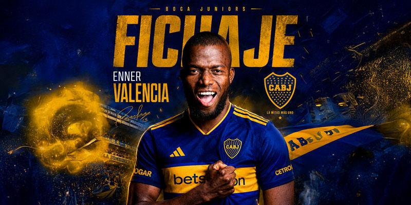 Enner Valencia será el segundo ecuatoriano en la historia de Boca Juniors