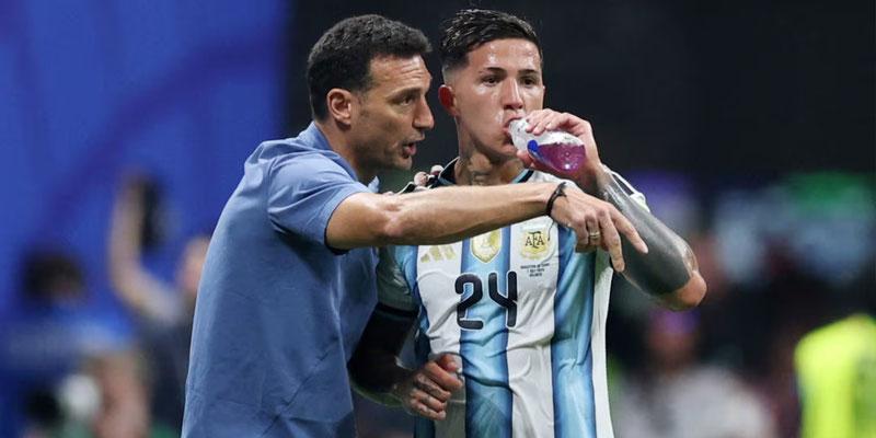 Enzo Fernández pide la continuidad de Lionel Scaloni
