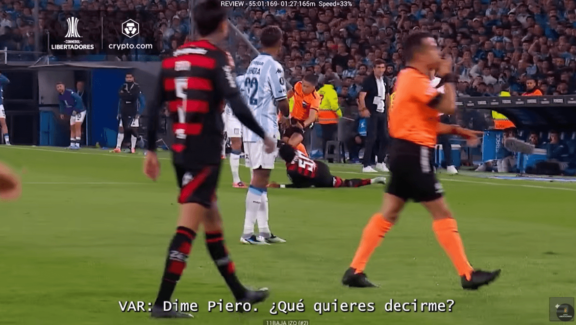 (VIDEO) 'Por un puñetazo en los genitales': El audio del VAR de la expulsión de Plata