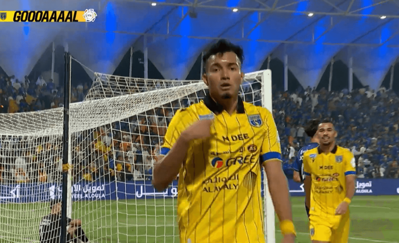 GOL ECUATORIANO EN ARABIA: Cristhoper Zambrano anotó su primer tanto con la camiseta del Al-Taawoun