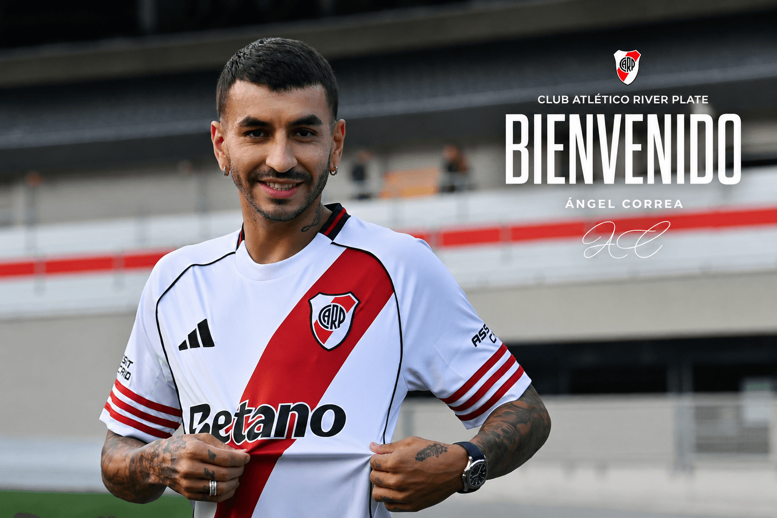 Ángel Correa, nuevo refuerzo de River Plate