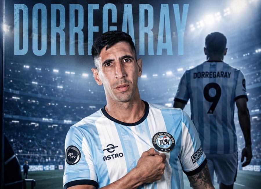 Diego Dorregaray vuelve a Guayaquil City como refuerzo clave