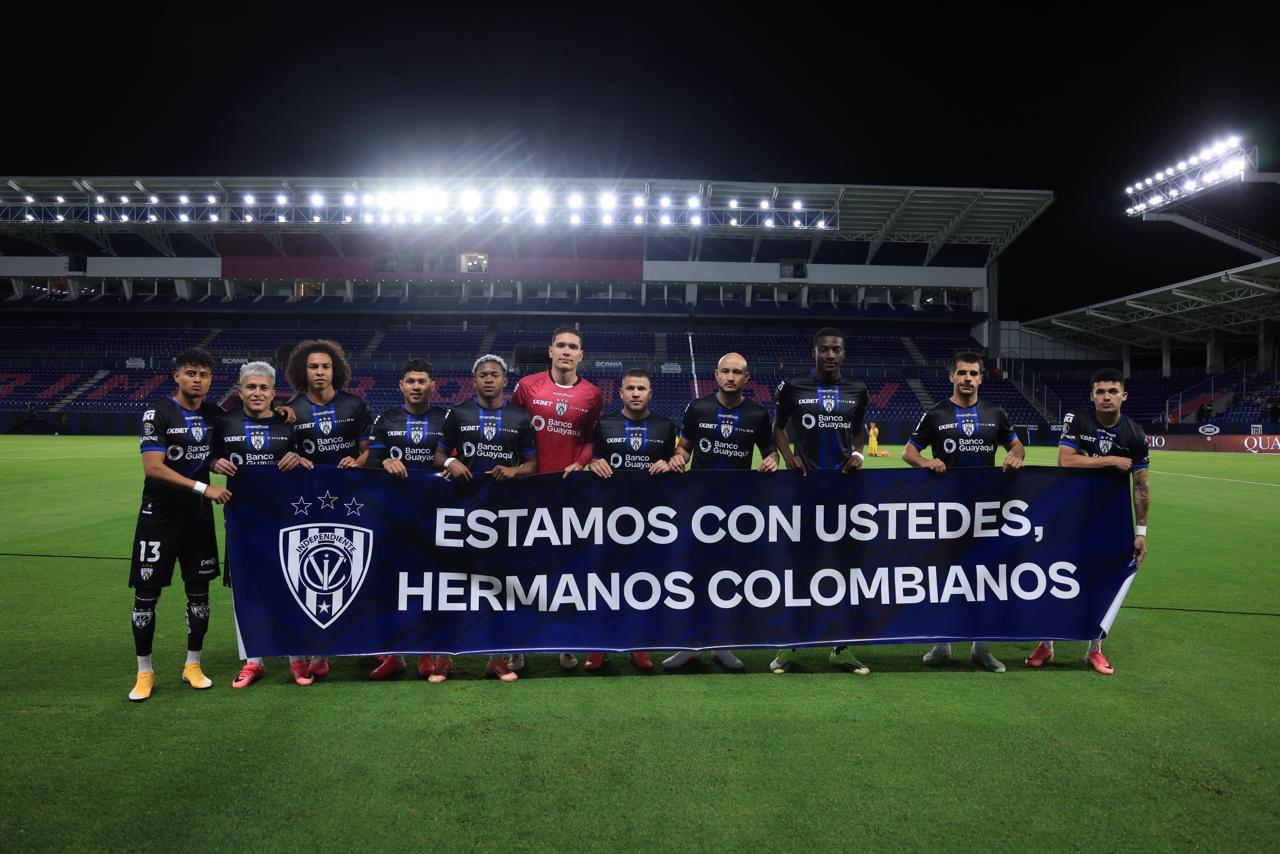 Independiente del Valle se solidarizó con Colombia tras el terremoto