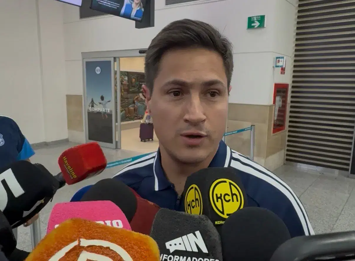 (VIDEO) Ezequiel Medrán, nuevo DT de Emelec, llegó a Guayaquil