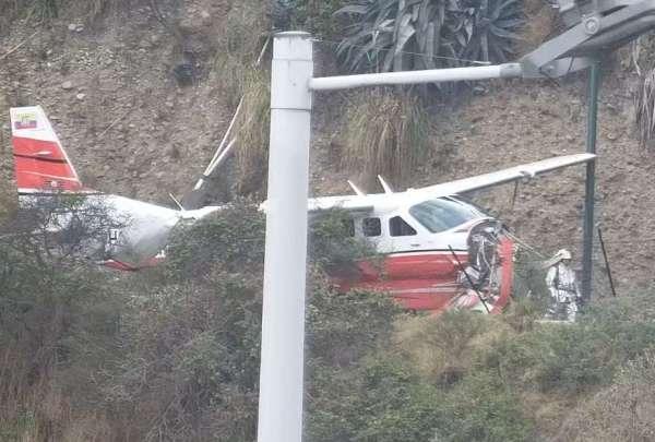 Accidente de avioneta en Cuenca: situación controlada