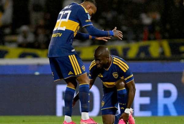 Enner Valencia destaca con Boca Juniors pero sufre lesión
