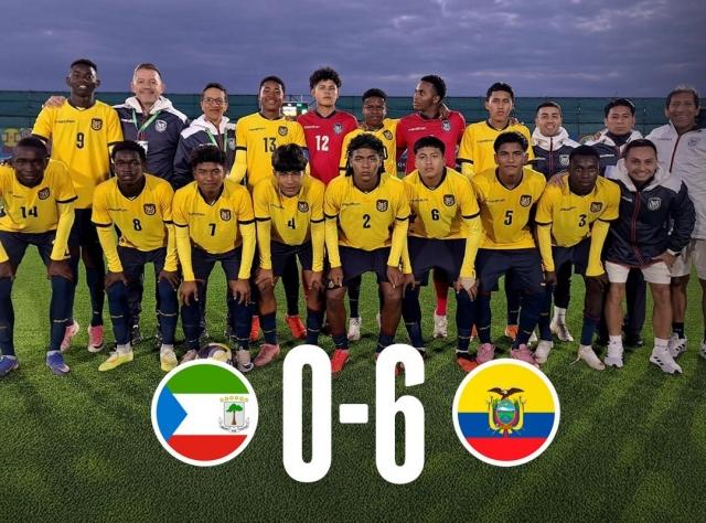 Ecuador Sub-15 lidera su grupo con goleada y sigue soñando en el Mundial
