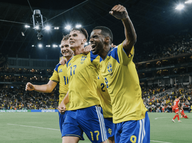 Suecia arrolló 5-1 a Túnez en el Mundial 2026