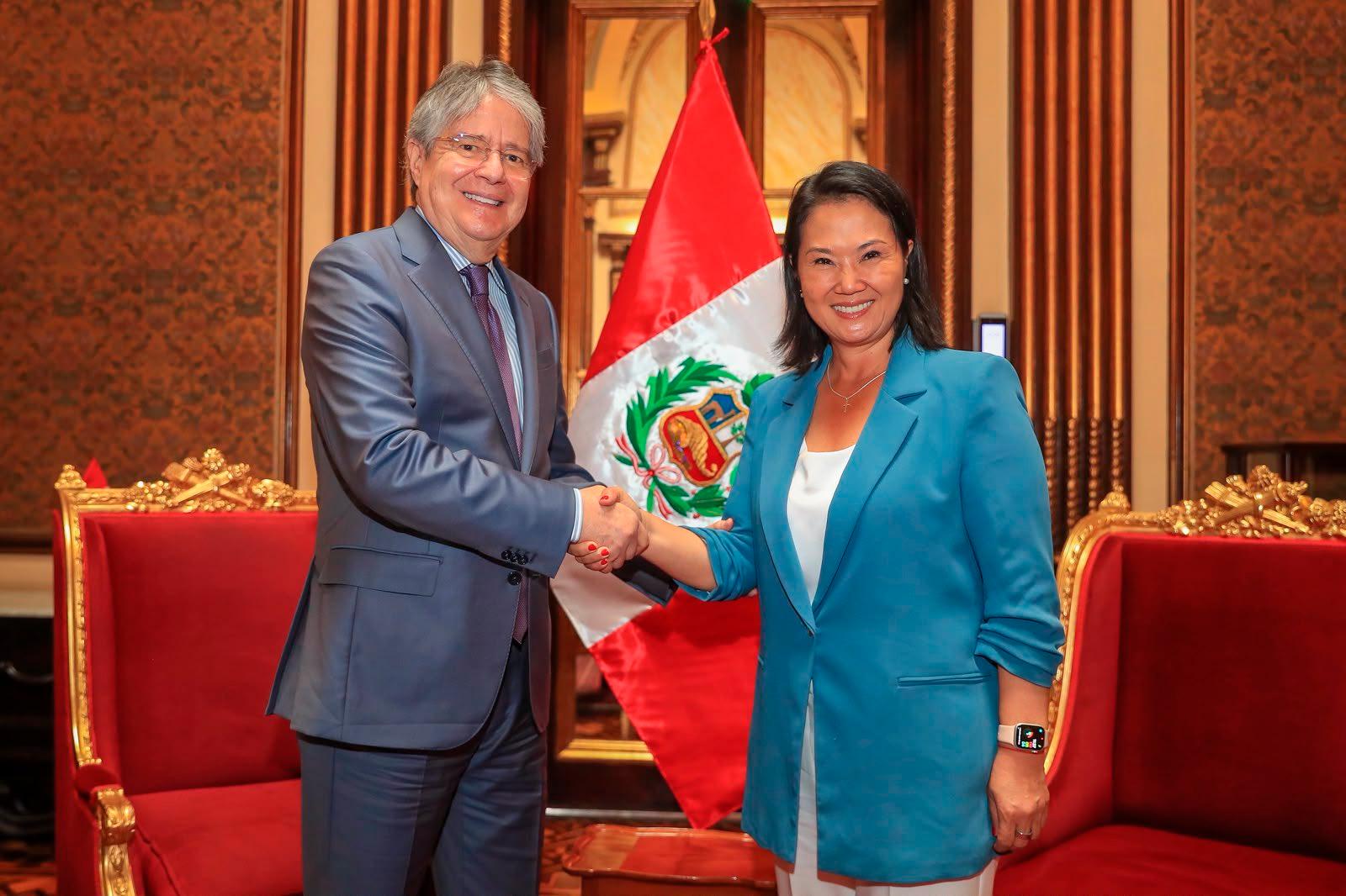 Lasso visitó a Fujimori en Lima