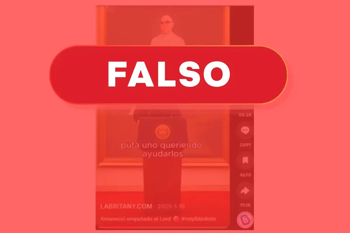 Video viral de Bukele es desinformación