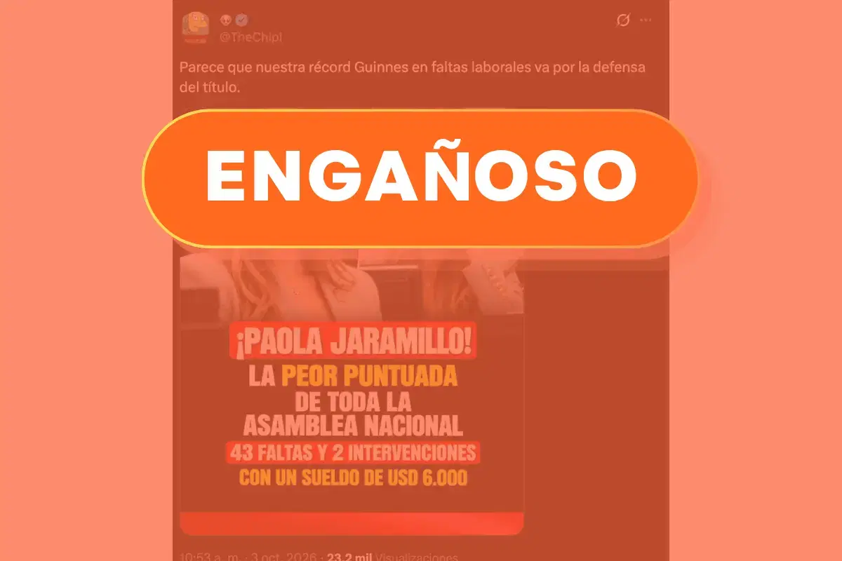 Paola Jaramillo (Guayas) no votó en 91 de 516 votaciones del Pleno