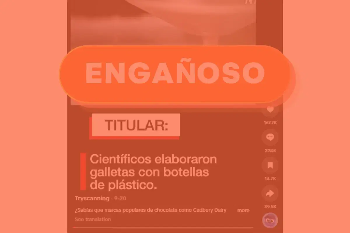 Engaños sobre galletas hechas con plástico y la FDA