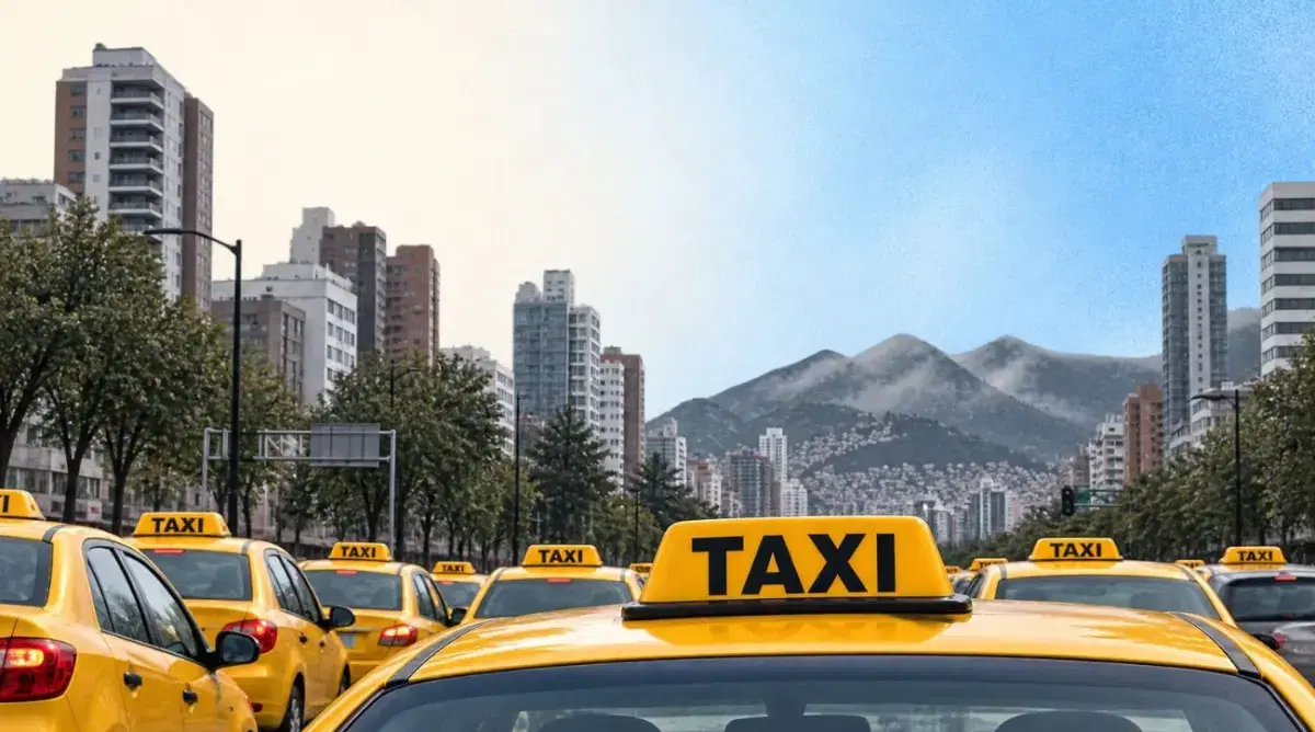 Uber Taxi divide a taxistas en Quito tras protesta en la avenida De los Shyris