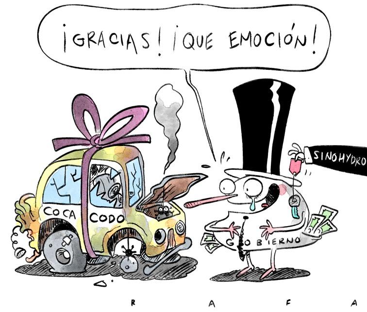 Recibido: Caricatura y reflexiones en Diario El Mercurio