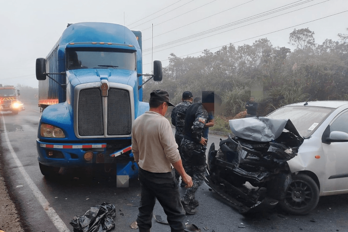 Dos heridos en accidente de tránsito en la vía Cuenca – Molleturo