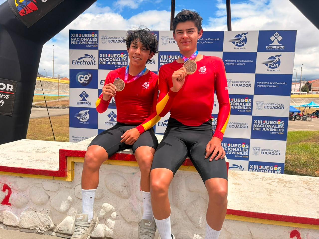 Ciclismo Azuayo: historia detrás de la medalla de bronce de Gabriel Martínez y Nahum Milibak en los Juegos Nacionales