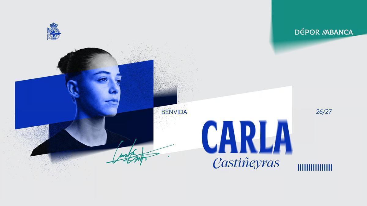 Carla Castiñeyras, refuerzo para la defensa del Dépor Abanca