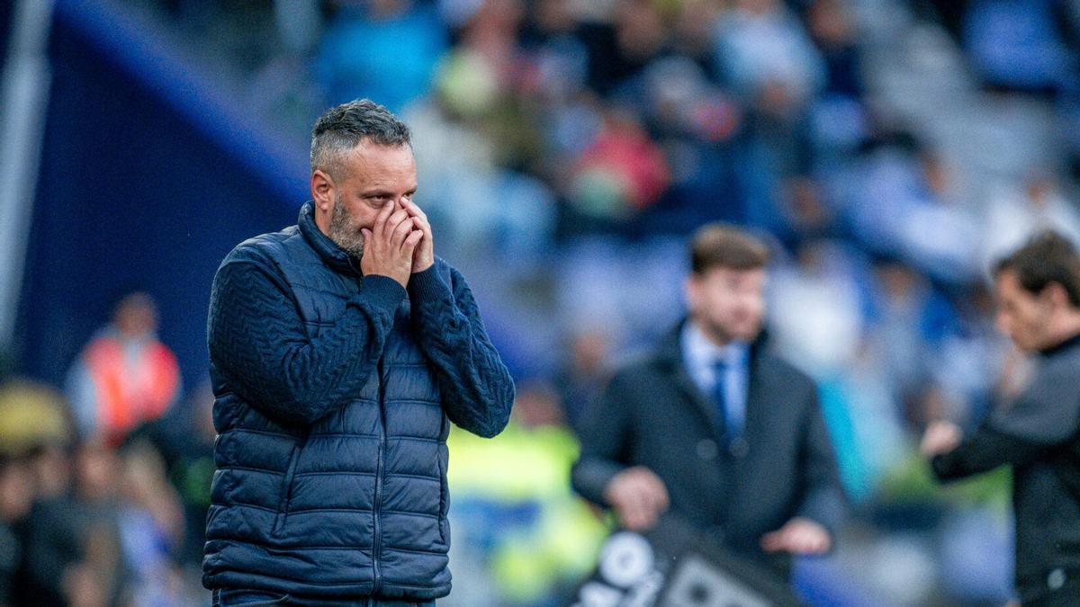 David Navarro, DT del Real Zaragoza: "El mal del equipo se resume en la falta de contundencia en ambas áreas"
