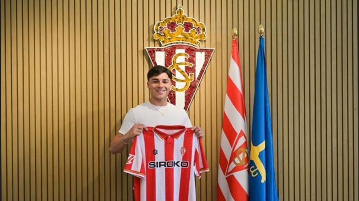 Alejo Sarco ya es jugador del Sporting de Gijón