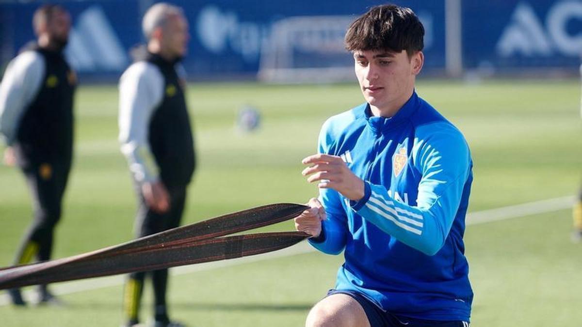 Hugo Barrachina, del Zaragoza, opción para el Fabril