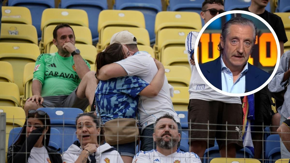 Josep Pedrerol se solidariza con el Real Zaragoza tras su descenso: "Sé lo que estáis sufriendo"